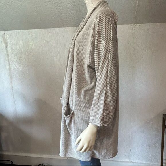 DONNI. Ribbed Sweater Coat, One Size Fits All - Picture 8 of 13